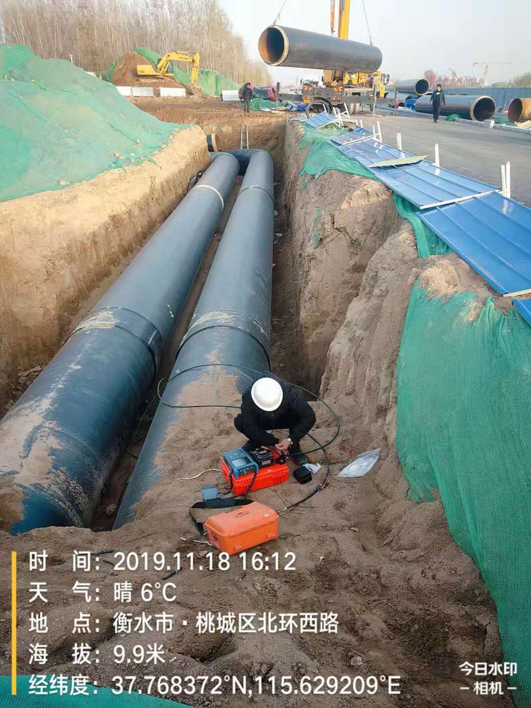 衡水热力管网测温光纤监测